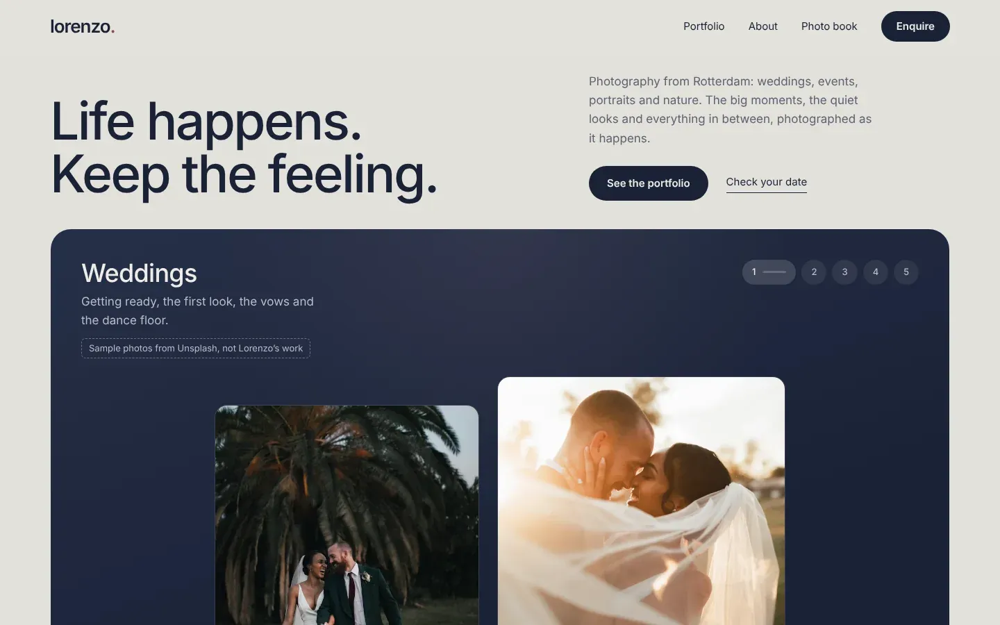 Lorenzo website