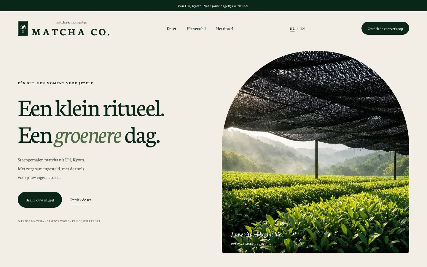 Matcha Co. website